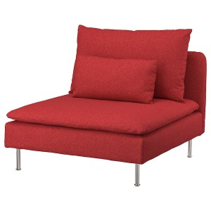 IKEA SÖDERHAMN 1-seat section Tonerud Red, Ikea Ireland | 7254ASIUR