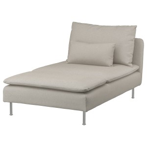 IKEA SÖDERHAMN Chaise cover Fridtuna Light Beige, Ikea Ireland | 4706QJVSR