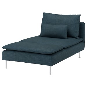IKEA SÖDERHAMN Chaise cover Hillared Dark Blue, Ikea Ireland | 9052AWDSG