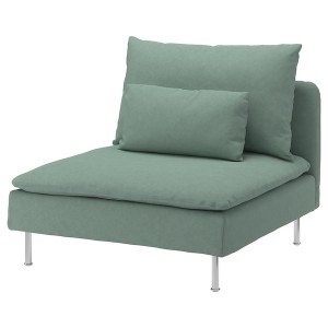 IKEA SÖDERHAMN cover for 1-seat section Tallmyra Light Green, Ikea Ireland | 9348UOSFT