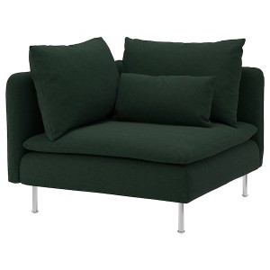IKEA SÖDERHAMN cover for chaise section Tallmyra Dark Green, Ikea Ireland | 4125DUATR