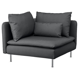 IKEA SÖDERHAMN cover for corner section Fridtuna Dark Gray, Ikea Ireland | 7352KXETA