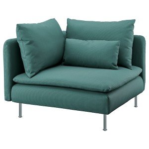 IKEA SÖDERHAMN cover for corner section Kelinge Gray / Turquoise, Ikea Ireland | 5148SCKNB