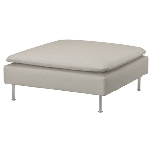 IKEA SÖDERHAMN ottoman Fridtuna Light Beige, Ikea Ireland | 2687DHUKX
