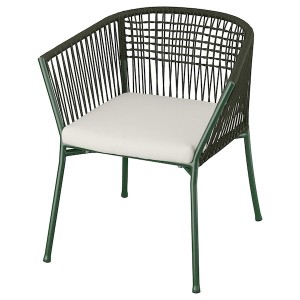 IKEA SEGERÖN armchair, outdoor Dark Green / Frösön / Duvholmen Beige, Ikea Ireland | 7463TSDKA