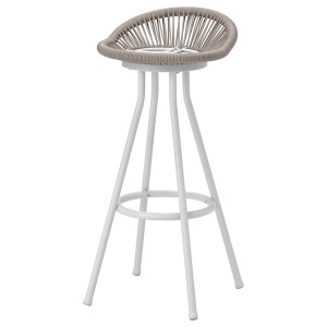 IKEA SEGERÖN bar stool, outdoor, swivel white/beige, Ikea Ireland | 5483RZTNV