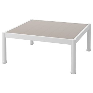 IKEA SEGERÖN coffee table, outdoor, white/beige, 28 3/4x28 3/4 in, Ikea Ireland | 9587PNGTO