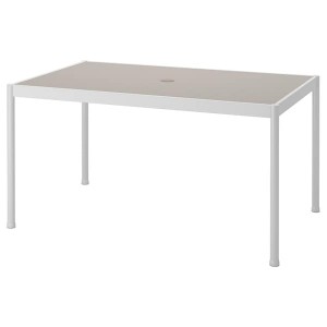 IKEA SEGERÖN table, outdoor, 35 7/8x57 7/8 in White / Beige, Ikea Ireland | 9238QPCXE