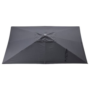 IKEA SEGLARÖ umbrella canopy, anthracite, 129 7/8x94 1/2 in, Ikea Ireland | 4659QIWOZ