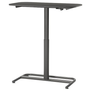 IKEA SEGRARE desk sit/stand, dark gray, 43 1/4x23 5/8 in, Ikea Ireland | 5109OXKUW