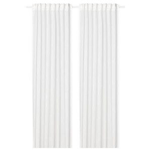 IKEA SILVERLÖNN sheer curtains, 1 pair, 57x98 in White, Ikea Ireland | 7085COJVM