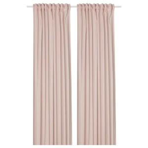 IKEA SILVERLÖNN sheer curtains, 1 pair, 57x98 in Pink, Ikea Ireland | 6195DMNKJ