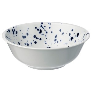 IKEA SILVERSIDA serving bowl, patterned/blue, 11 in, Ikea Ireland | 0689MBUVS