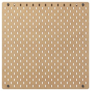 IKEA SKÅDIS pegboard, 22x22 in Wood, Ikea Ireland | 4381VFTQL
