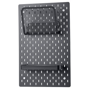 IKEA SKÅDIS pegboard combination, 14 ¼x22 in Black, Ikea Ireland | 0793QUXCE