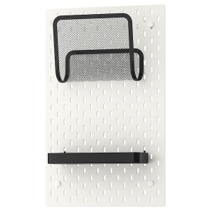 IKEA SKÅDIS pegboard combination, 14 ¼x22 in White, Ikea Ireland | 3076GTORM