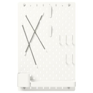 IKEA SKÅDIS pegboard combination, 14 ¼x22 in White, Ikea Ireland | 2346BRMNP