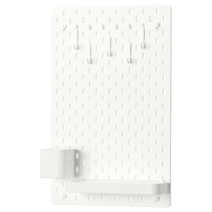 IKEA SKÅDIS pegboard combination, 14 ¼x22 in White, Ikea Ireland | 2906TWSVO