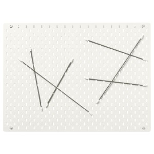 IKEA SKÅDIS pegboard combination, 30x22 in White, Ikea Ireland | 6103YGOMI