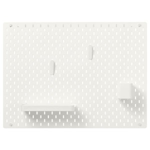 IKEA SKÅDIS pegboard combination, 30x22 in White, Ikea Ireland | 3206ETSQJ