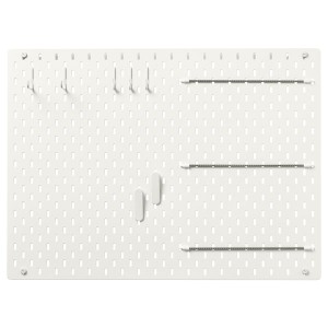 IKEA SKÅDIS pegboard combination, 30x22 in White, Ikea Ireland | 4392XZOBJ