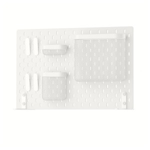 IKEA SKÅDIS pegboard combination, white, 22x14 ½ in, Ikea Ireland | 5861RXLVQ