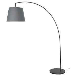 IKEA SKOTTORP / SKAFTET floor lamp, arched Gray, Ikea Ireland | 8042NGVYE