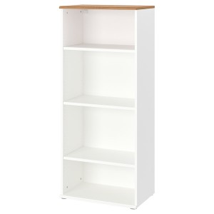 IKEA SKRUVBY bookcase, 23 5/8x55 1/8 in White, Ikea Ireland | 7518PKVME