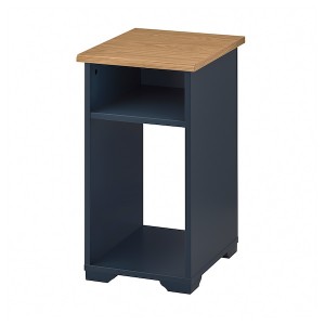 IKEA SKRUVBY side table, 15 3/4x12 5/8 in Black / Blue, Ikea Ireland | 3562TMASK