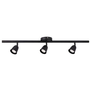 IKEA SKURUP Ceiling track, 3 spotlights, black, Ikea Ireland | 6723PICFJ