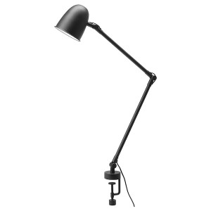 IKEA SKURUP work/wall lamp with LED bulb, black, Ikea Ireland | 5608YZPEI