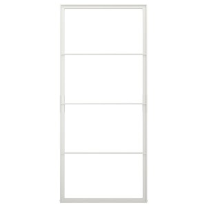 IKEA SKYTTA sliding door frame, 40 1/4x91 in White, Ikea Ireland | 6287LJFEZ