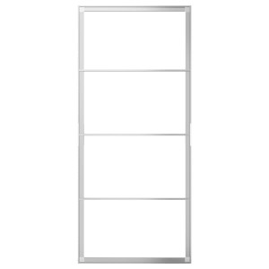 IKEA SKYTTA sliding door frame, 40 1/4x91 in Aluminum, Ikea Ireland | 7912HCKMT