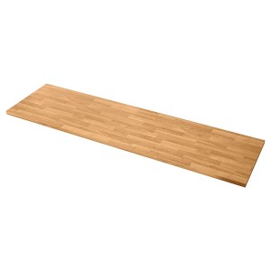 IKEA SÄLJAN countertop, 74x1 1/2 in Oak Effect / Laminate, Ikea Ireland | 2038CEAXG