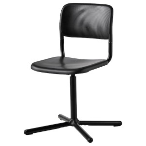 IKEA SMÄLLEN swivel chair, black, Ikea Ireland | 4872DMZUG