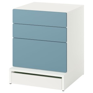 IKEA SMÅSTAD / UPPFÖRA 3-drawer chest, 23 5/8x25 5/8x29 7/8 in Blue, Ikea Ireland | 7983GXUVQ