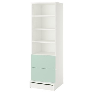 IKEA SMÅSTAD / UPPFÖRA bookcase, 23 5/8x25 5/8x77 1/8 in Green, Ikea Ireland | 8312BVHPN