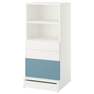 IKEA SMÅSTAD / UPPFÖRA bookcase, 23 5/8x25 5/8x53 1/2 in Blue, Ikea Ireland | 2876VNUMR