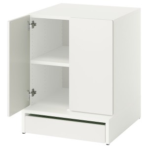 IKEA SMÅSTAD / UPPFÖRA cabinet, with 1 shelf, 23 5/8x25 5/8x29 7/8 in White, Ikea Ireland | 9824SXRCA