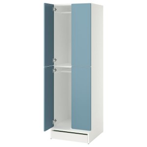 IKEA SMÅSTAD / UPPFÖRA wardrobe, 23 5/8x25 5/8x77 1/8 in Blue, Ikea Ireland | 3710VTRZO