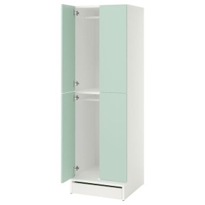 IKEA SMÅSTAD / UPPFÖRA wardrobe, 23 5/8x25 5/8x77 1/8 in Green, Ikea Ireland | 5869IVEYS