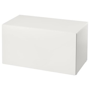 IKEA SMÅSTAD bench with toy storage, 35 3/8x20 1/2x18 7/8 in White / White, Ikea Ireland | 2816GKWBR