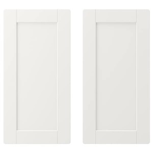 IKEA SMÅSTAD door, 11 3/4x23 5/8 in, 2 pack White / With Frame, Ikea Ireland | 0264MWORT