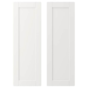 IKEA SMÅSTAD door, 11 3/4x35 3/8 in, 2 pack White / With Frame, Ikea Ireland | 7095ZLCIM