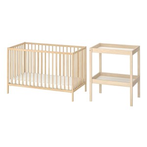IKEA SNIGLAR 2-piece baby furniture set, beech, 27 1/2x52 in, Ikea Ireland | 6492MGERH