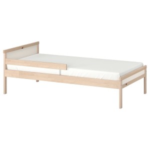IKEA SNIGLAR bed frame with slatted bed base, 27 1/2x63 in Beech, Ikea Ireland | 9218NGZHI