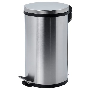 IKEA SNÖRPA pedal bin, stainless steel, 1 gallon, Ikea Ireland | 3127EZTVI