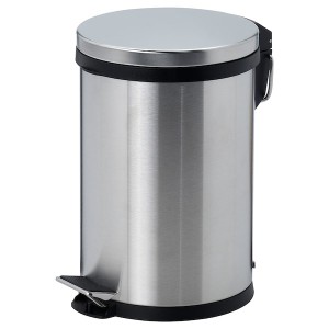 IKEA SNÖRPA pedal bin, stainless steel, 3 gallon, Ikea Ireland | 7420XMPIZ