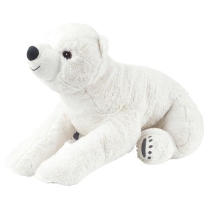 IKEA SNUTTIG soft toy, polar bear/white, Ikea Ireland | 7504HWEYF