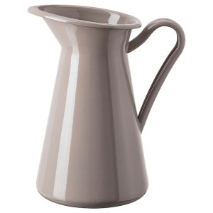 IKEA SOCKERÄRT vase/jug, 8 ¾ in Dark Gray / Beige, Ikea Ireland | 4782RDKNP
